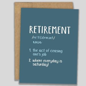 Retirement Cards