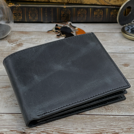 Plain Black Wallet